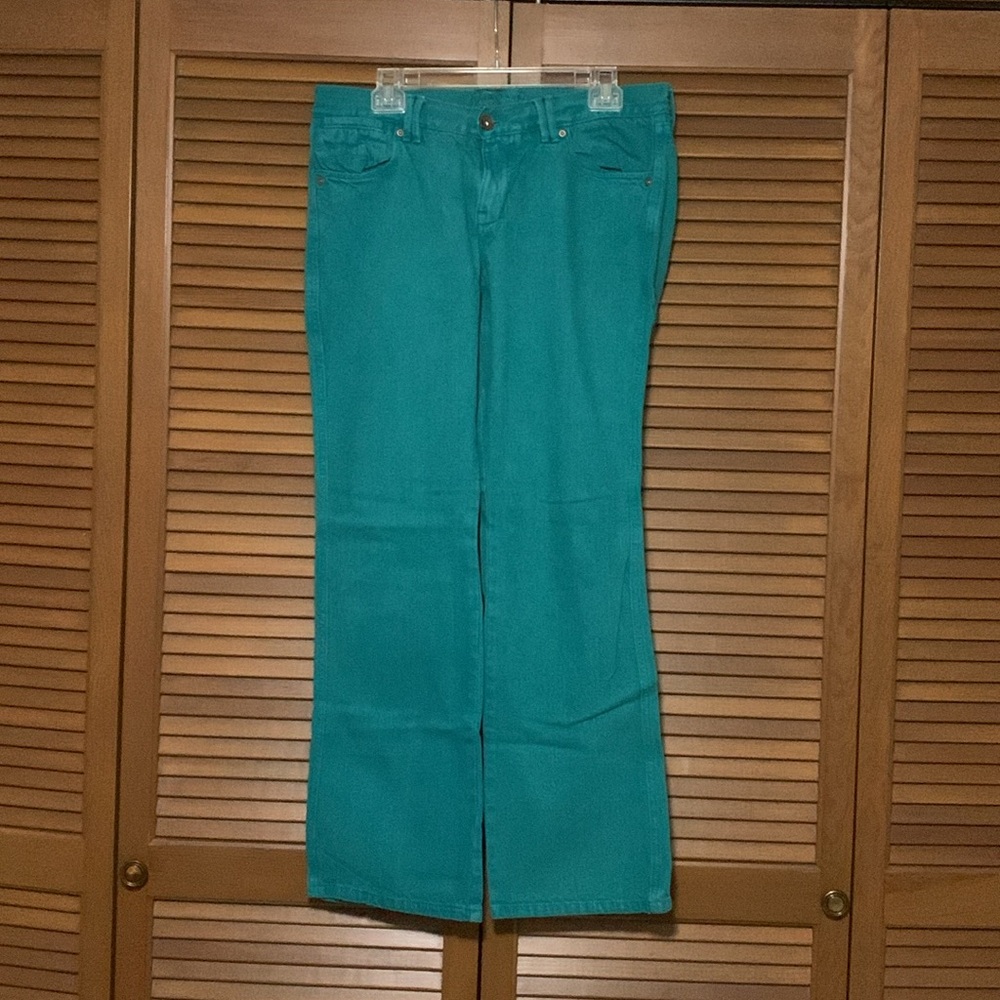 Y2K Old Navy green jeans 12